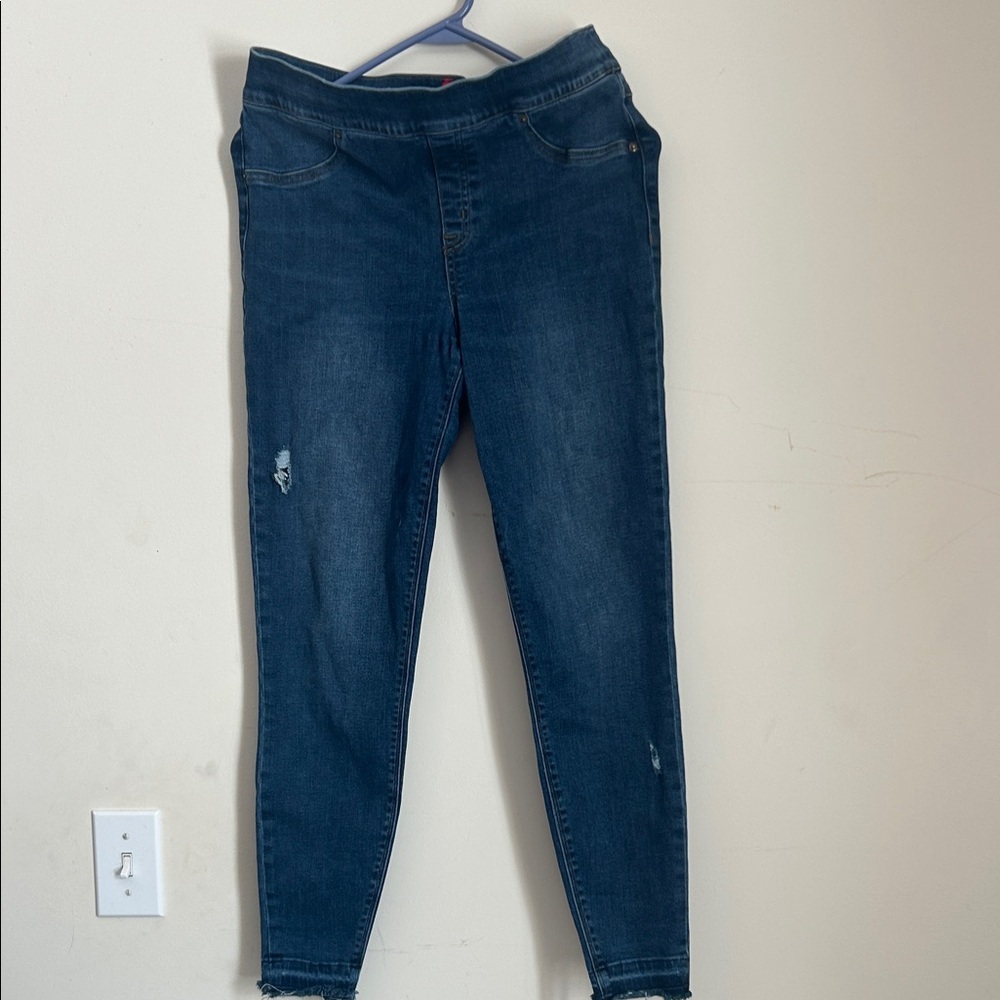 SPANX Dark Blue Skinny Jeans